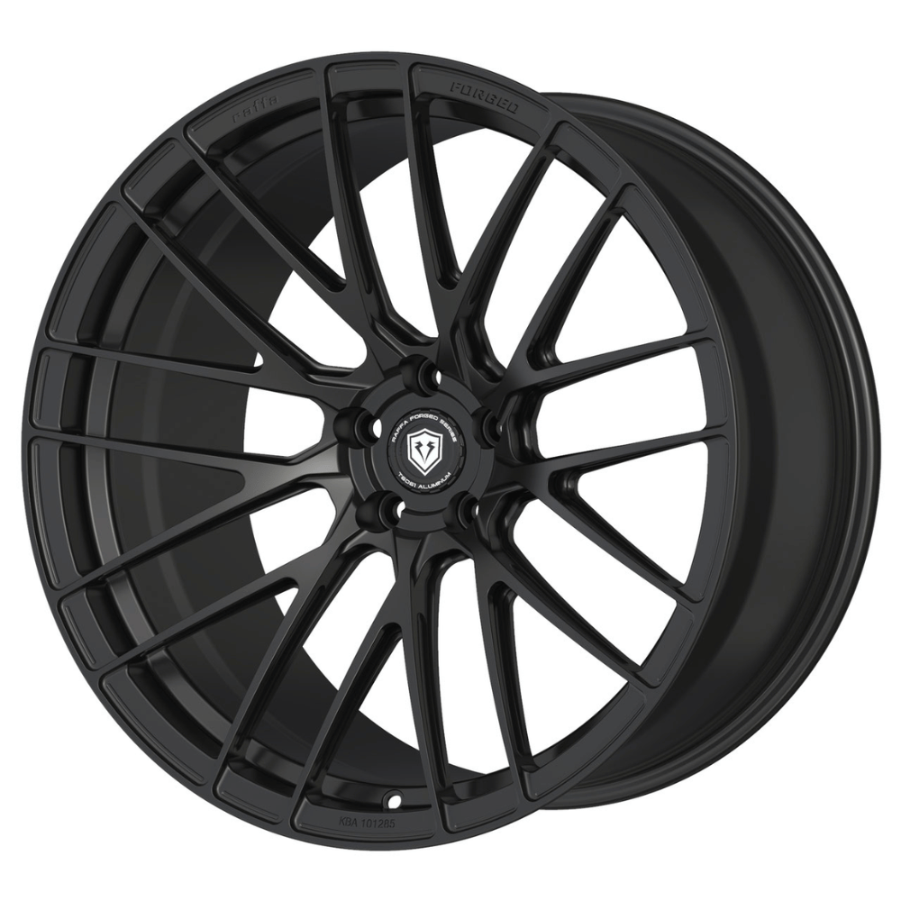 Komplettradsatz Raffa Wheels RFS - 05 Matt Black | Forged Series | 10,5x20 & 11,5x21 | BMW M4 G82 G83 - CarWorlds GmbH