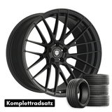 Komplettradsatz Raffa Wheels RFS - 05 Matt Black | Forged Series | 10,5x20 & 11,5x21 | BMW M4 G82 G83 - CarWorlds GmbH