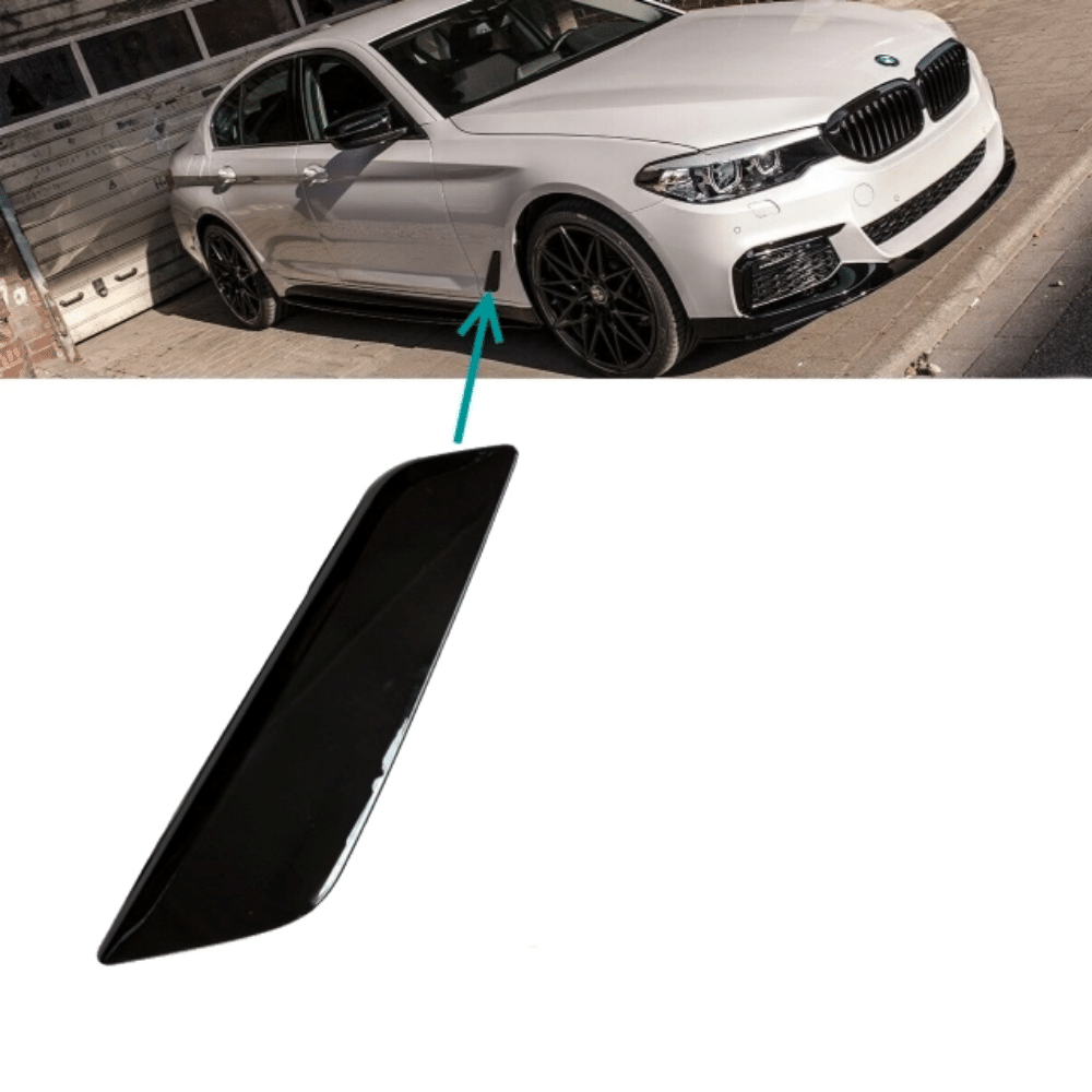 Kotflügeleinsätze Ziergitter SET Blenden Schwarz passt für BMW G30 G31 auch M - Paket ab 2017 - CarWorlds GmbH