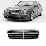Kühlergrill Avantgarde Optik Chrom - Passend für Mercedes E - Klasse W210 S210 Mopf 1999 - 2002 - CarWorlds GmbH