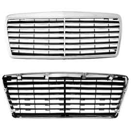 Kühlergrill Chrom - Passend für Mercedes E - Klasse W124 93 - 95 Avantgarde - CarWorlds GmbH