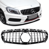 Kühlergrill Schwarz Chrom Sportgrill - Passend für Mercedes A - Klasse W176 Vorfacelift - CarWorlds GmbH