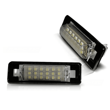 LED Kennzeichenbeleuchtung Upgrade Kaltweiß - Passend für Mercedes E - Klasse W210 / C - Klasse W202 - CarWorlds GmbH