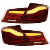 LED Rückleuchten SET Rot dynamische Blinker OLED Funktion passt für BMW 5er F10 Limousine - CarWorlds GmbH