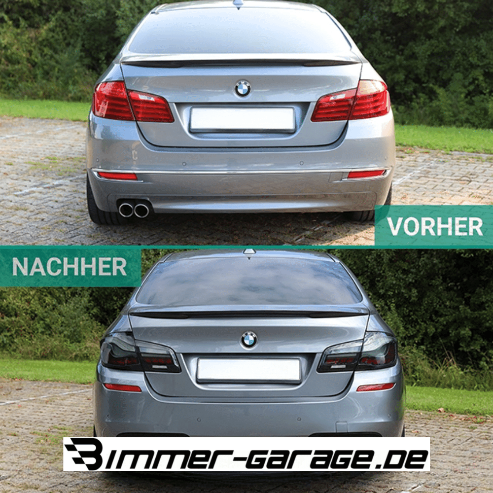 LED Rückleuchten SET Smoke dynamische Blinker OLED Funktion passt für BMW 5er F10 Limousine - CarWorlds GmbH