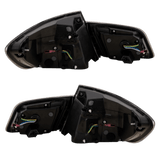 LED Rückleuchten SET Smoke dynamische Blinker OLED Funktion passt für BMW 5er F10 Limousine - CarWorlds GmbH