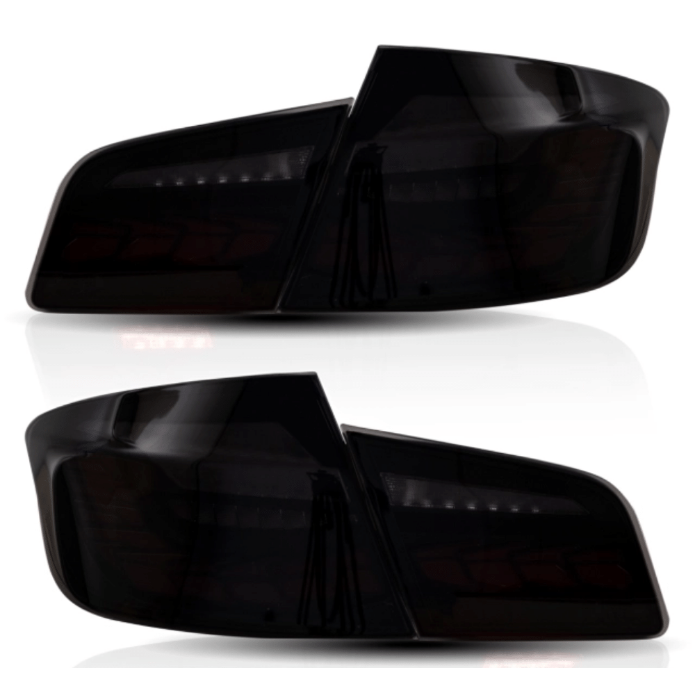 LED Rückleuchten SET Smoke dynamische Blinker OLED Funktion passt für BMW 5er F10 Limousine - CarWorlds GmbH