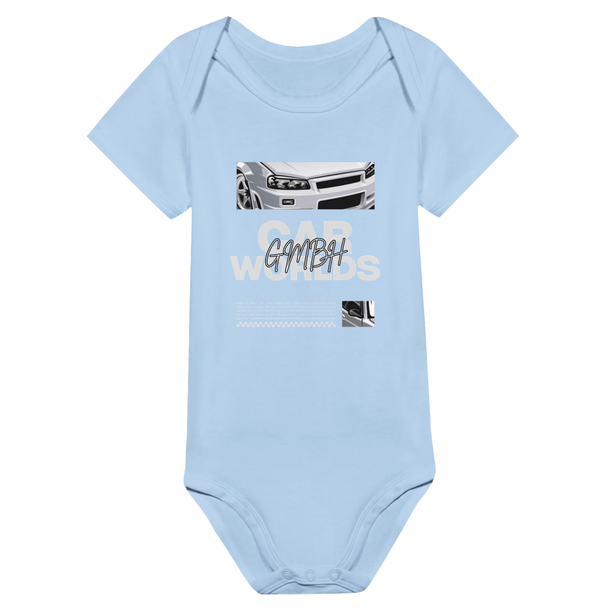 Legends Never Sleep – Skyline Baby Bodysuit - CarWorlds GmbH