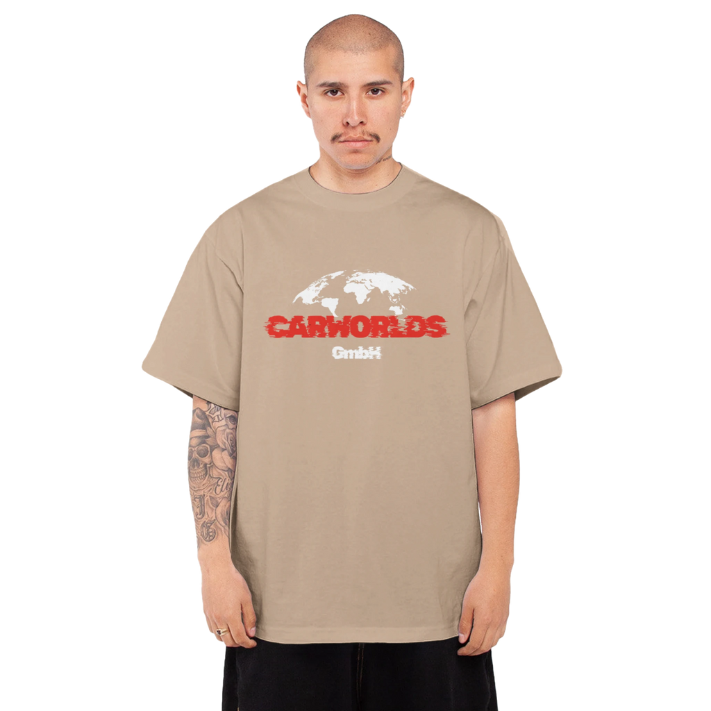 Men's Oversized Heavyweight Crewneck T-Shirt | Shaka Wear SHMHSS - CarWorlds GmbH