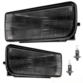 Nebelscheinwerfer SET Smoke Rauchglas abgedunkelt geriffelt passend für BMW E36 - CarWorlds GmbH