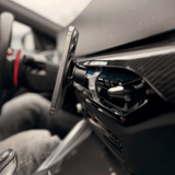 Premium MagSafe - kompatible Handyhalterung für BMW 3er & 4er Facelift G20 G21 G22 G23 LCI | M3 G80 | M4 G82 G83 – Lüftungsgitter Smartphone Halter mit Wireless Charging - CarWorlds GmbH