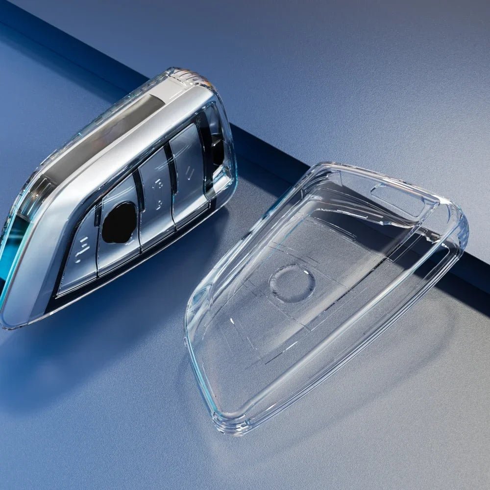 Premium Schlüsselcover für BMW – Transparent, Soft - Touch, Passformgenau - CarWorlds GmbH