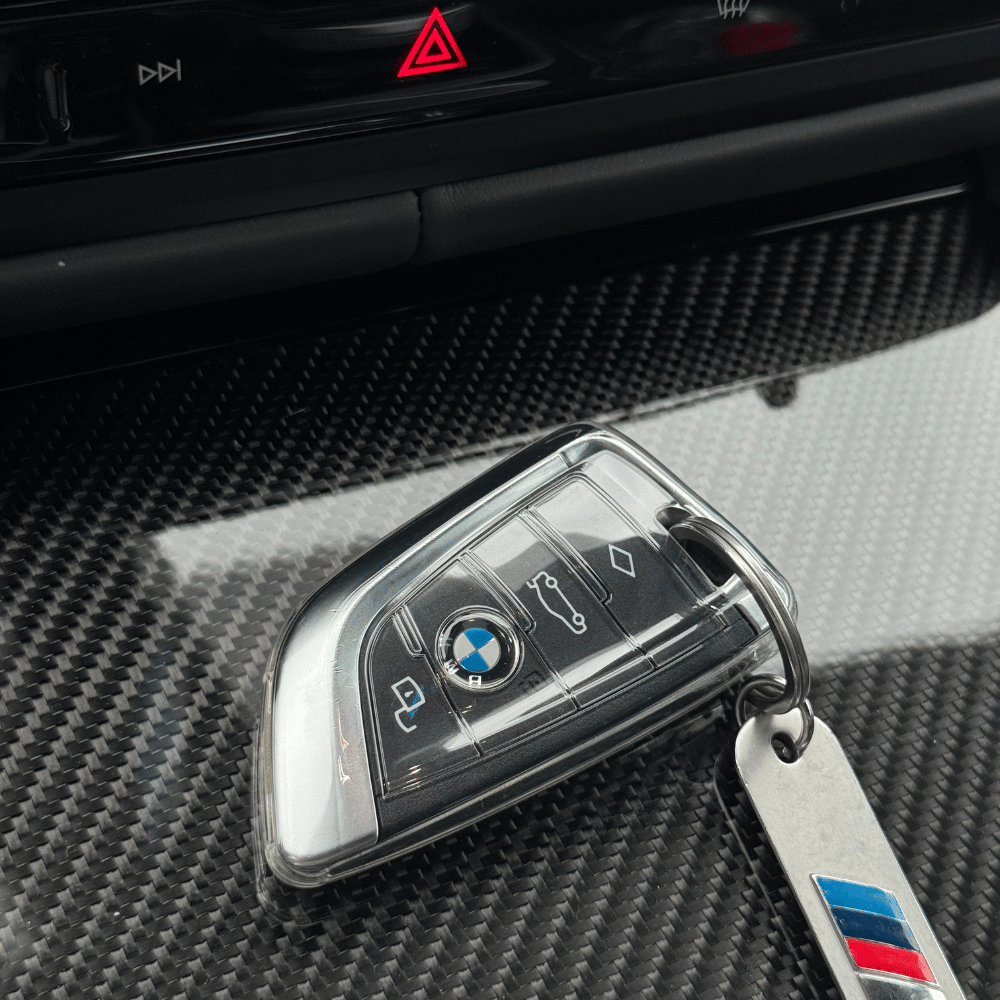 Premium Schlüsselcover für BMW – Transparent, Soft - Touch, Passformgenau - CarWorlds GmbH