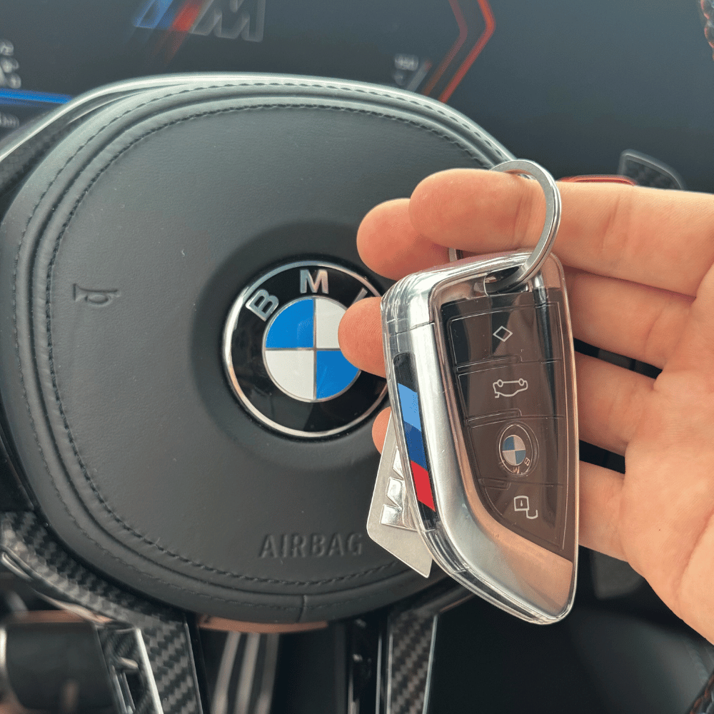 Premium Schlüsselcover für BMW – Transparent, Soft - Touch, Passformgenau - CarWorlds GmbH
