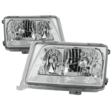 Scheinwerfer Upgrade Klarglas Chrom - Passend für Mercedes E - Klasse W124 1993 - 1995 - CarWorlds GmbH