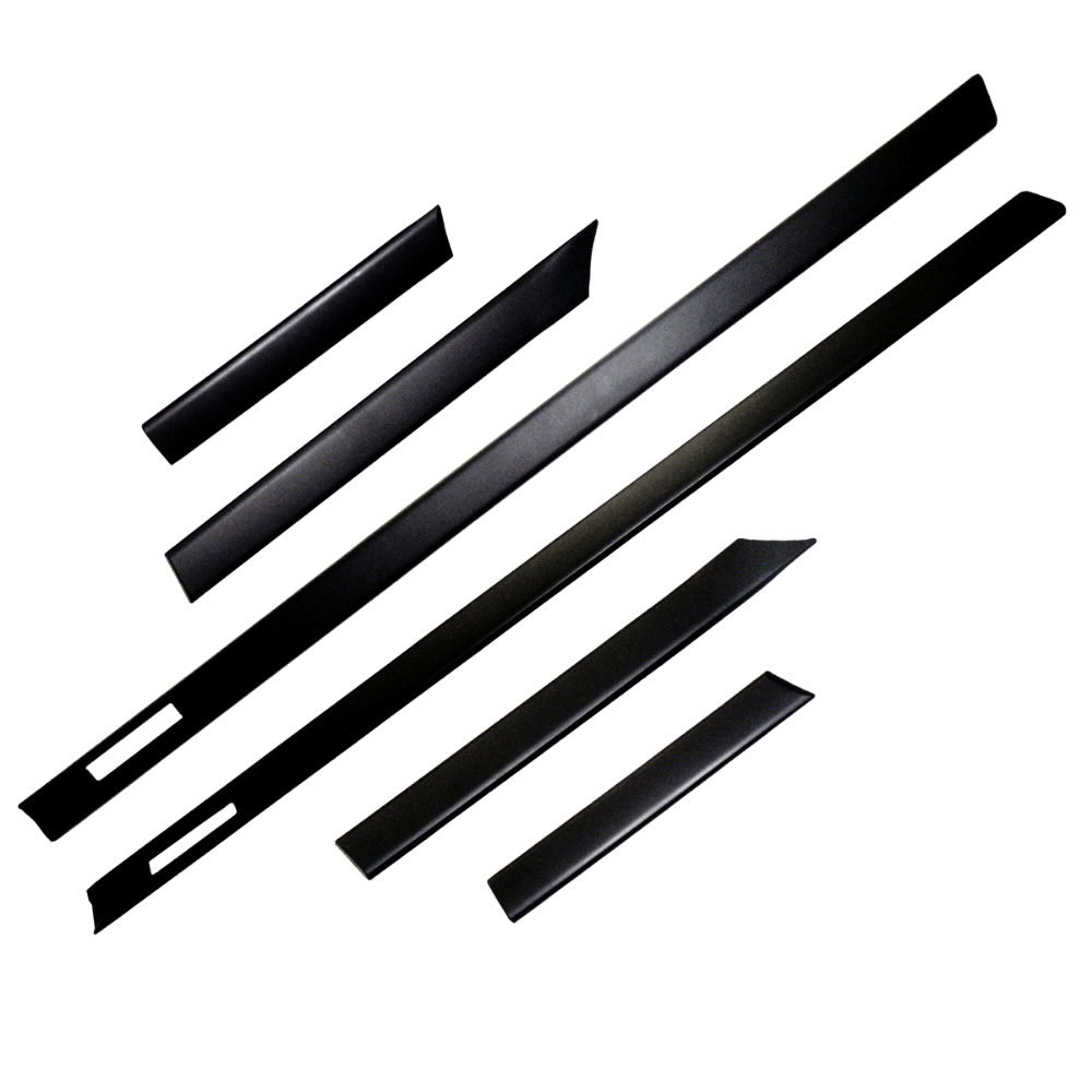 Seitenleisten Türleisten für E36 Limo Touring schwarz 6 teilig passend für passend für E36, 3er - CarWorlds GmbH