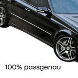Seitenschweller SET + Zubehör - Passend für Mercedes E - Klasse W211 Limousine & S211 T - Modell 2002 - 2009 - CarWorlds GmbH