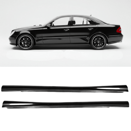 Seitenschweller SET + Zubehör - Passend für Mercedes E - Klasse W211 Limousine & S211 T - Modell 2002 - 2009 - CarWorlds GmbH