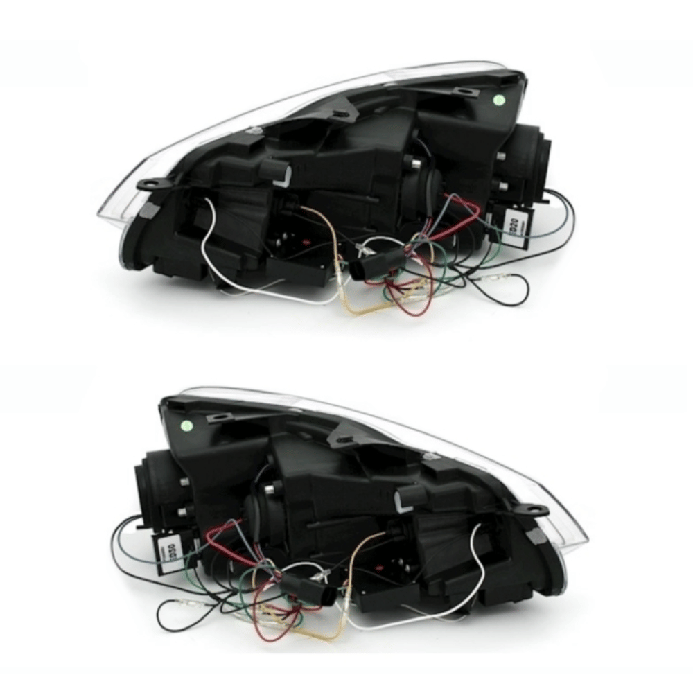 Set CCFL LED Angel Eyes Scheinwerfer Schwarz passt für BMW 1er E81 E87 E82 E88 - CarWorlds GmbH