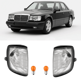 SET Frontblinker Rechts & Links Weiß Glas - Passend für Mercedes E - Klasse W124 1985 - 1995 - CarWorlds GmbH