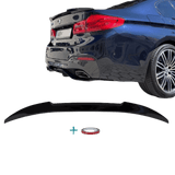 Set Sport EVO Heckspoiler Hecklippe breit Carbon glanz + 3M passt für BMW 5er G30 - CarWorlds GmbH