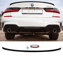 Laden Sie das Bild in den Galerie-Viewer, SET Sport - Performance Heckspoiler Hecklippe Schwarz glanz 668 passend für BMW G20 + 3M + ABE - CarWorlds GmbH