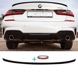 SET Sport-Performance Heckspoiler Hecklippe Schwarz glanz 668 passend für BMW G20 + 3M + ABE