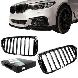Set Sport - Performance Kühlergrill schwarz glänzend BMW 5er G30 G31 ab 2017 - 2020 - CarWorlds GmbH
