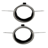 Sport Auspuffblenden Set 1 - Rohr Chrom - Passend für Mercedes A - Klasse W177 Hatchback - CarWorlds GmbH
