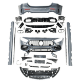 Sport Bodykit Komplett Stoßstangen + Schweller - Passend für Mercedes A - Klasse V177 Limousine - CarWorlds GmbH