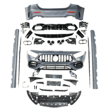 Lataa kuva Galleria-katseluun, Sport Bodykit Komplett Stoßstangen + Schweller - Passend für Mercedes A - Klasse V177 Limousine - CarWorlds GmbH