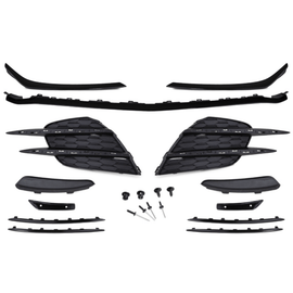 Sport - Frontspoiler Set Schwarz Komplett - Passend für Mercedes A - Klasse W177 - CarWorlds GmbH