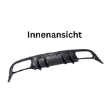 Sport - Heckdiffusor Schwarz glänzend für Mercedes C - Klasse C205 Coupe / A205 Cabrio Facelift AMG - Line (2018 - 2023) - CarWorlds GmbH