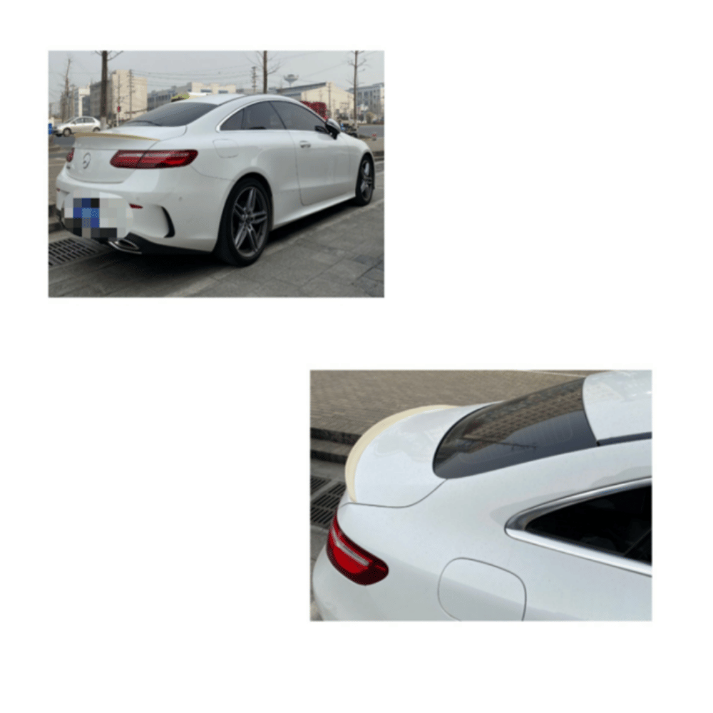 Sport - Heckspoiler Schwarz Glanz Dezent - Passend für Mercedes E - Klasse Coupe C238 2016 - 2023 - CarWorlds GmbH