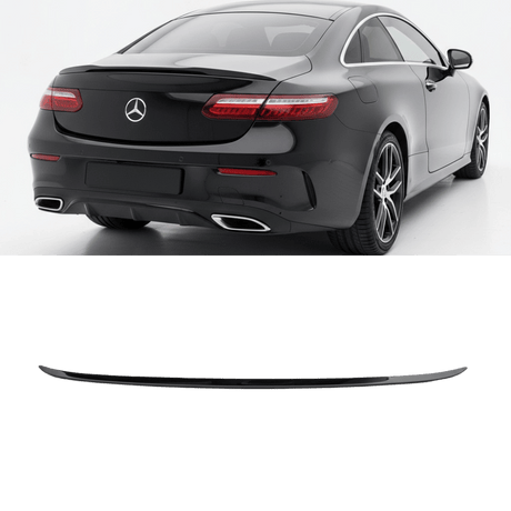 Sport - Heckspoiler Schwarz Glanz Dezent - Passend für Mercedes E - Klasse Coupe C238 2016 - 2023 - CarWorlds GmbH