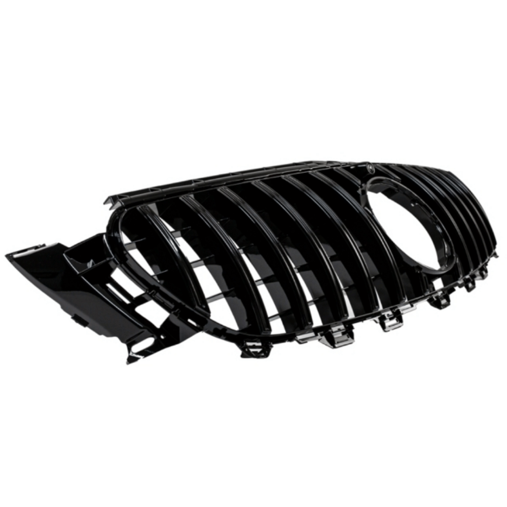Sport Kühlergrill Schwarz mit Kamera - Passend für Panamericana GT Mercedes E - Klasse W213 S213 C238 A238 2016 - 2020 - CarWorlds GmbH