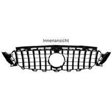 Load image into Gallery viewer, Sport Kühlergrill Schwarz mit Kamera - Passend für Panamericana GT Mercedes E - Klasse W213 S213 C238 A238 2016 - 2020 - CarWorlds GmbH