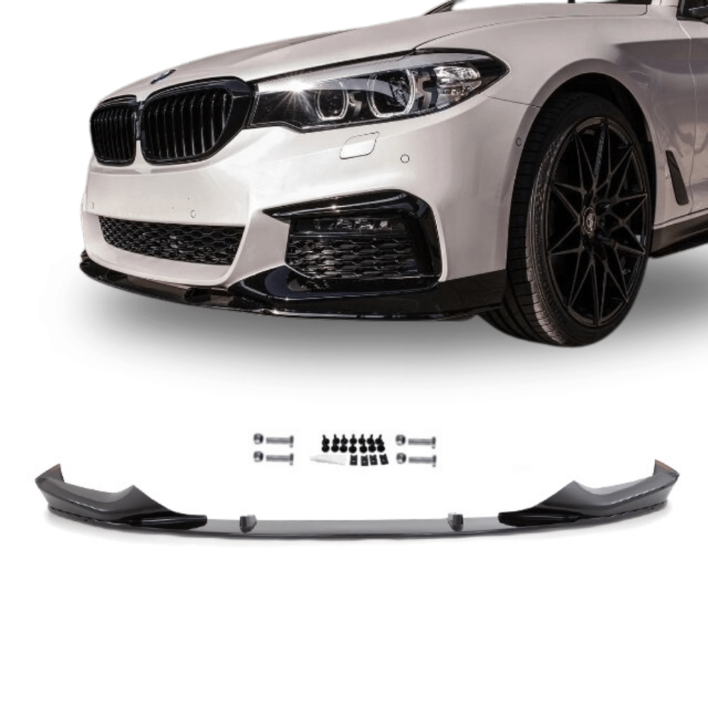 Sport - Performance Frontspoiler Hochglanz schwarz passend für BMW 5er G30 G31 mit M - Paket Umbau 17 - CarWorlds GmbH