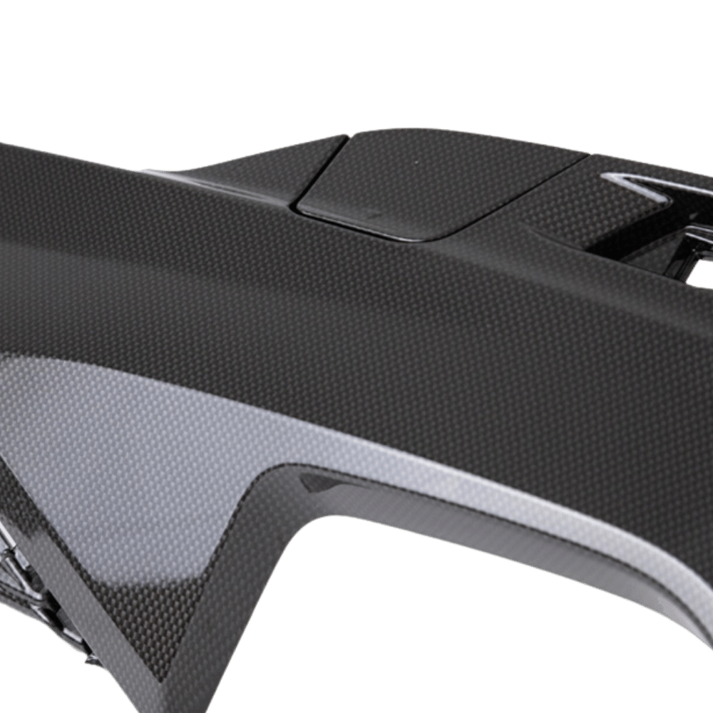 Sport - Performance Heckdiffusor Schwarz Glanz lackiert passt für BMW 5er G30 G31 M - Paket+ABE - CarWorlds GmbH