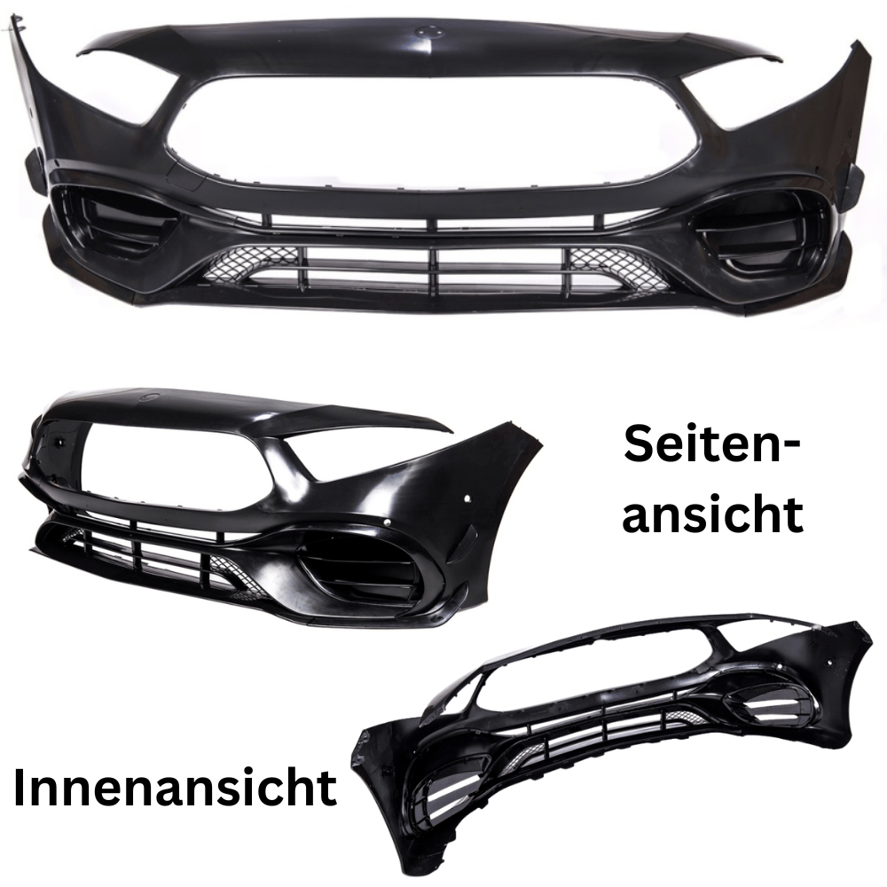 Sport Umbau Frontstoßstange Komplett - Passend für Mercedes A - Klasse W177 Hatchback - CarWorlds GmbH