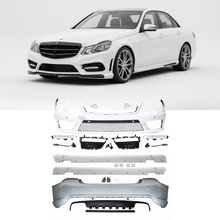 Laden Sie das Bild in den Galerie-Viewer, Stoßstange Komplettpaket SRA PDC Bodykit + Zubehör - Passend für Mercedes E - Klasse W212 Limousine 2009 - 2013 - CarWorlds GmbH