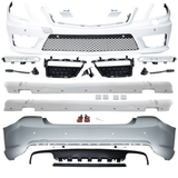 Stoßstange Komplettpaket SRA PDC Bodykit + Zubehör - Passend für Mercedes E - Klasse W212 Limousine 2009 - 2013 - CarWorlds GmbH