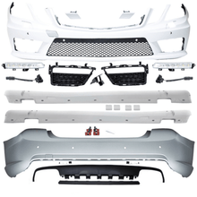 Laden Sie das Bild in den Galerie-Viewer, Stoßstange Komplettpaket SRA PDC Bodykit + Zubehör - Passend für Mercedes E - Klasse W212 Limousine 2009 - 2013 - CarWorlds GmbH