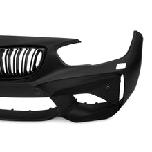Load image into Gallery viewer, Front bumper in sports design including grills with PDC holes and SRA suitable for BMW F20 LCi / F21 LCi, 2015-2018