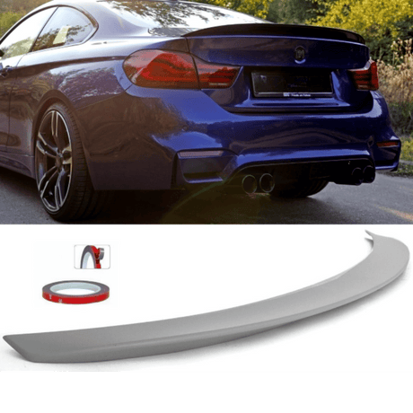 Takaspoileri Sport-Performance Shadow Line Black Gloss sopii BMW 4 Series F32 Coupe +ABE