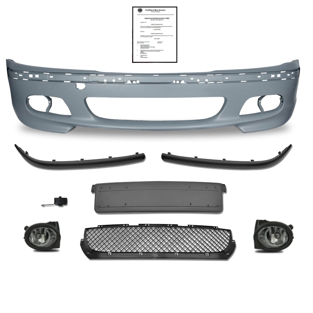E46 Sport Stoßstange Nachrüstset - Nebelscheinwerfer - für Limo-Touring