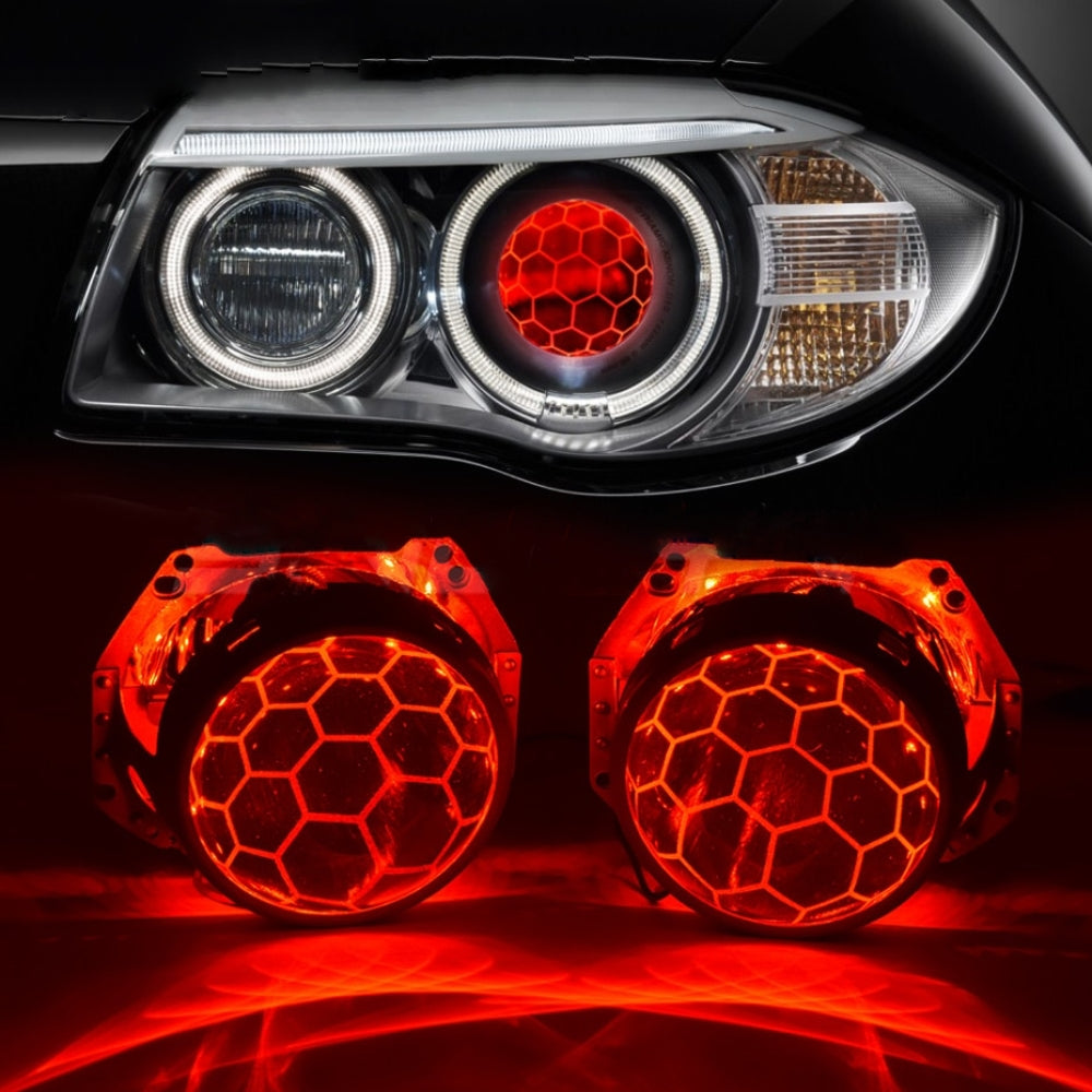 E90  Devil Eyes  -  für Linsen Scheinwerfer