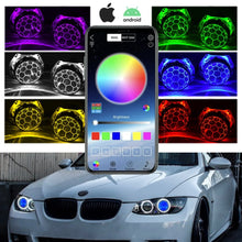 Laden Sie das Bild in den Galerie-Viewer, E90  Devil Eyes  -  für Linsen Scheinwerfer