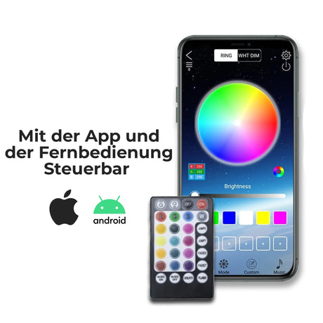 Sternenhimmel / 450 Sterne / APP Steuerung & Bluetooth Controller