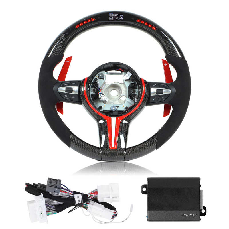 LED carbon steering wheel/ luxury velour complete set F20/F21